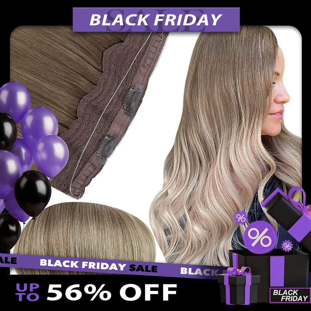 65€ Extensions à clip blond