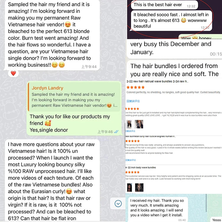 Extensions de cheveux