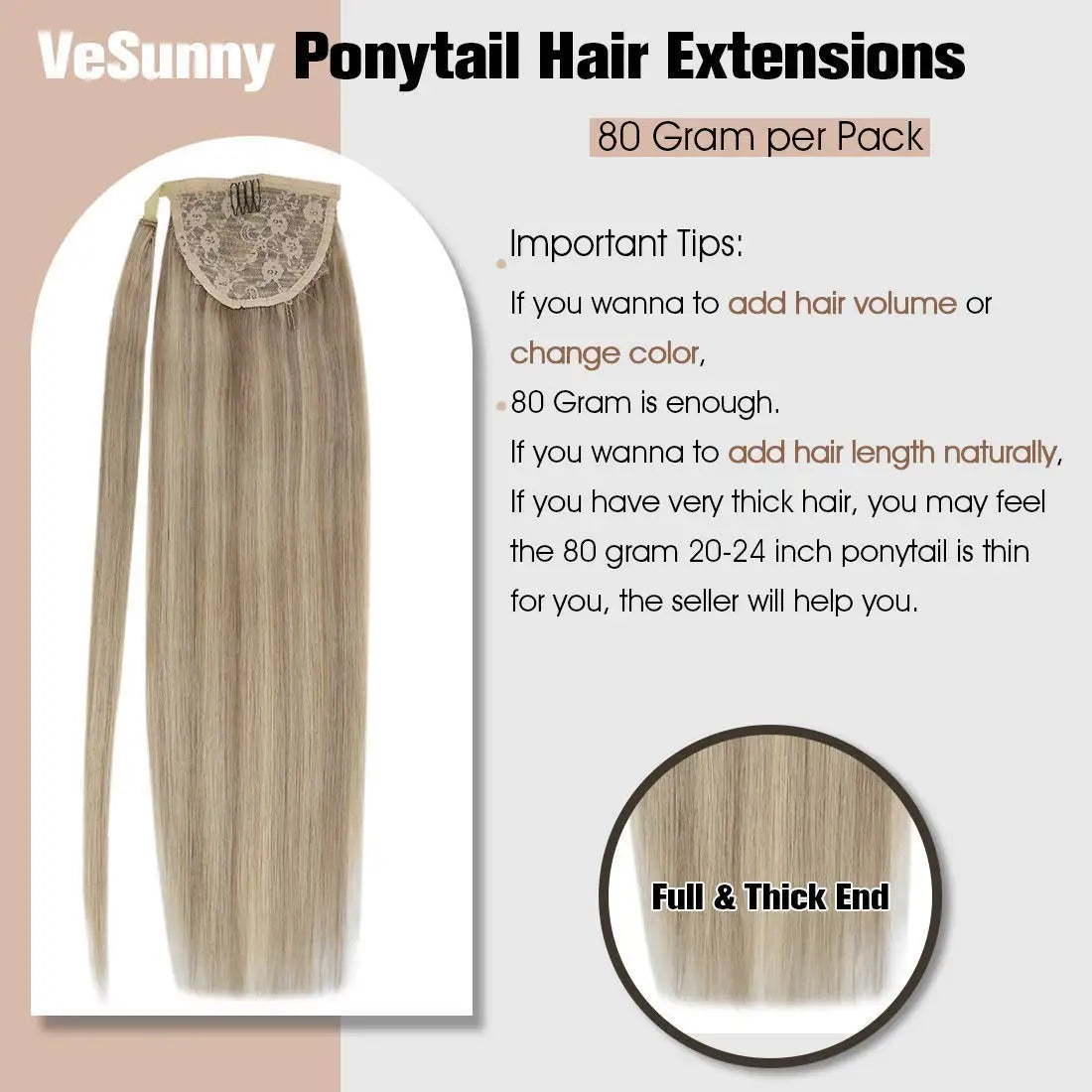 Queu de cheval Ponytail Hair 80g