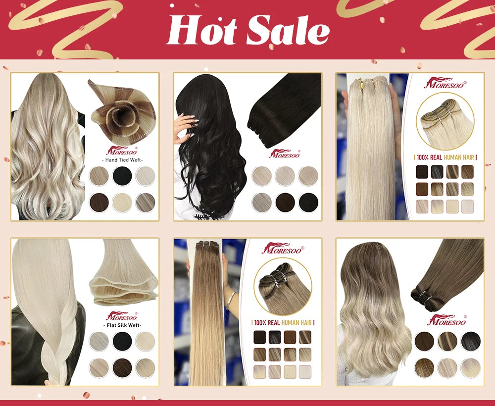 Moreoo – tissage en lot brésilien Remy 100g meché