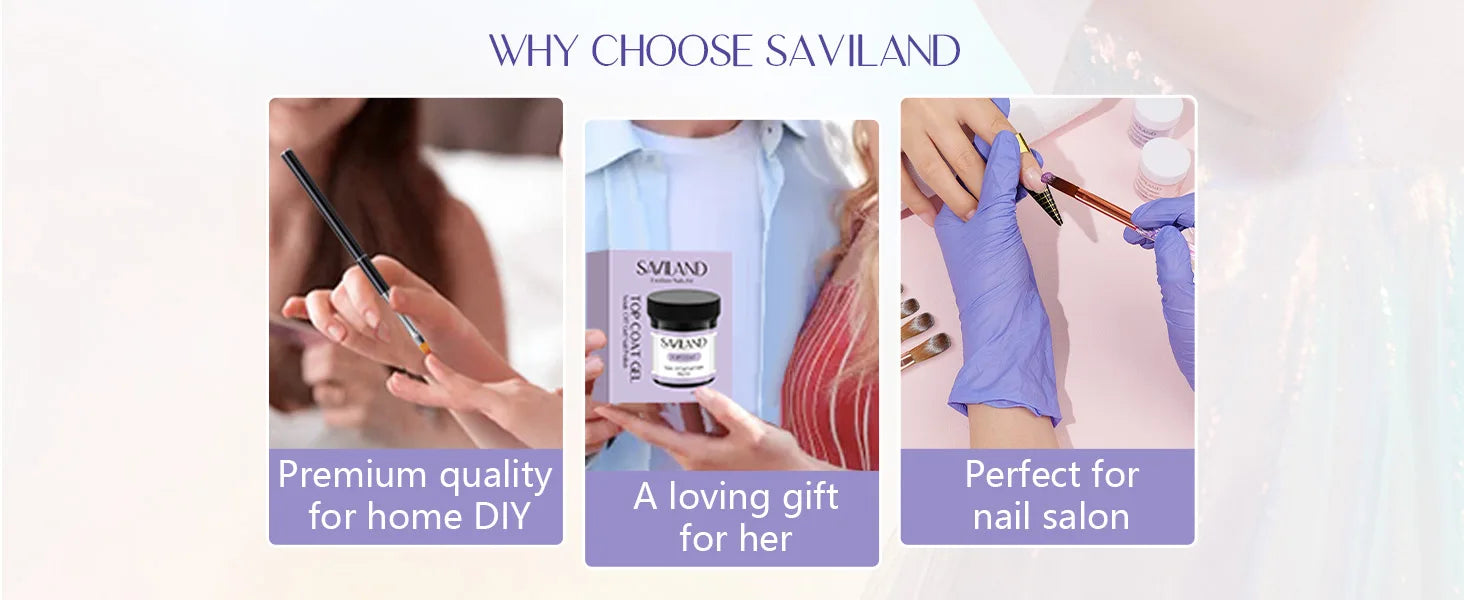 Saviland numéro 1 des ventes gel uv 100g, blanc nude, rose…