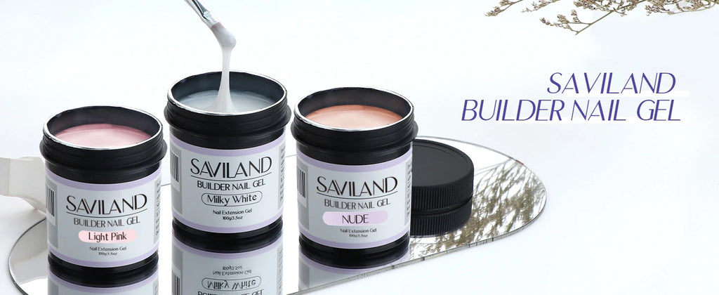 Saviland numéro 1 des ventes gel uv 100g, blanc nude, rose…